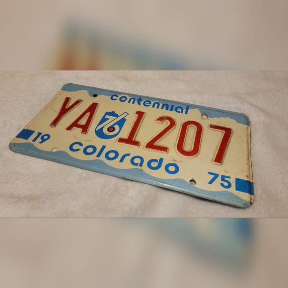 1975 Centennial Colorado License Plate - Picture 3 of 4